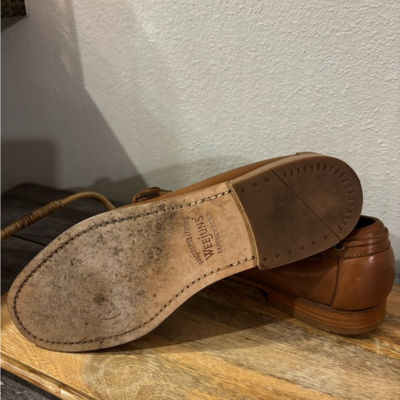 G.H. BASS Weejuns Brown Leather Upper and sole Handcrafted Men’s Loafer sz 11 D - Picture 9 of 10
